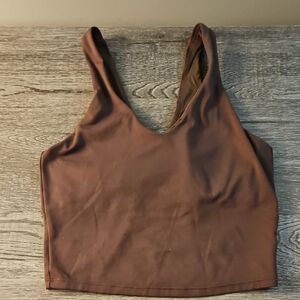 All in Motion Chocolate Brown Top